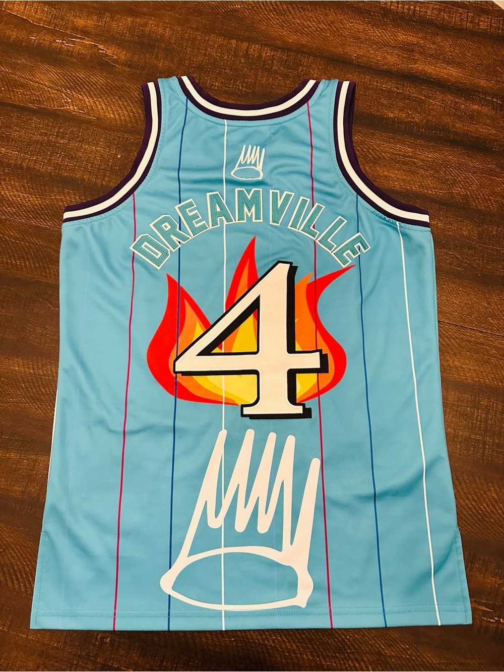 Headgear Classics J.Cole Dreamville Charlotte Jersey Men's S